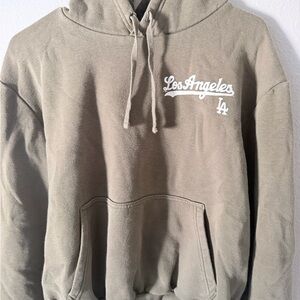 Los Angeles LA Hoodie in Khaki